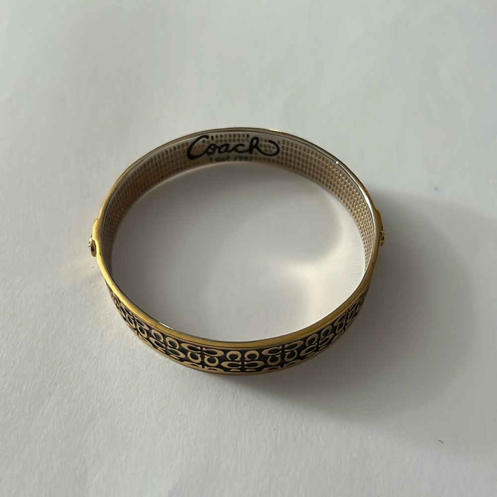 Coach Enamel bangle bracelet